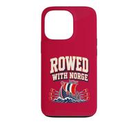 Custodia per iPhone 13 Pro A remi con la nave vichinga norvegese Norvegia Longship Norse Heritage