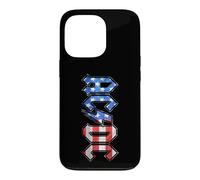 Custodia per iPhone 13 Pro AC/DC Old Glory Bandiera Americana Logo