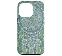 Custodia per iPhone 13 Pro Acchiappasogni Boho Magic Batik Etnico Strega Sogni Verde
