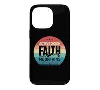 Custodia per iPhone 13 Pro Active Faith Can Move Mountains Christian Men Women Kids