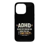 Custodia per iPhone 13 Pro ADHD Because Why Finish One Task When You Can Start Five