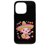 Custodia per iPhone 13 Pro Adorabile Axolotl Mariachi Fiesta