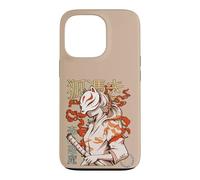 Custodia per iPhone 13 Pro Aesthetic Japanese Kabuki Kitsune Mask Demon Samurai Girl