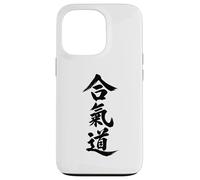 Custodia per iPhone 13 Pro Aikido Kanji Personaggi Arte Marziale Giapponese