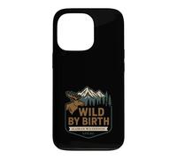 Custodia per iPhone 13 Pro Alce, zampa d'orso dell'Alaska Wilderness Pride, ultima frontiera
