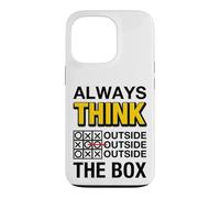 Custodia per iPhone 13 Pro Always Think Outside the Box Illustration Graphic Designs