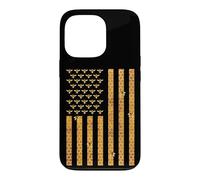 Custodia per iPhone 13 Pro American Flag Honeycomb Honey Bees Beekeeping Beekeeper Gift