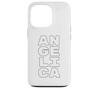 Custodia per iPhone 13 Pro ANGELICA Personalized Retro Girls Custom ANGELICA Name