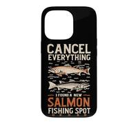 Custodia per iPhone 13 Pro Angler Annulla tutto quello che ho trovato un nuovo punto di pesca al salmone