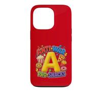 Custodia per iPhone 13 Pro Anti-War Pro-Snacks Funny Peace Food Graphic Rosso