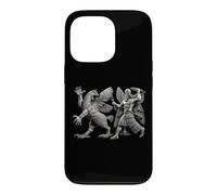 Custodia per iPhone 13 Pro Antico dio sumero mesopotamico Ninurta contro Anzu Monster
