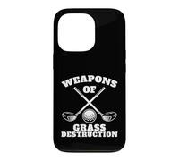 Custodia per iPhone 13 Pro Armi Di Erba Distruzione Divertente Golf