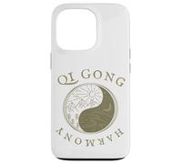 Custodia per iPhone 13 Pro Armonia del Qi Gong, disegno retrò vintage, equilibrio yin e