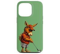 Custodia per iPhone 13 Pro asino golfista/asino golf