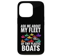 Custodia per iPhone 13 Pro Ask Me About My Fleet Of Tiny Plastic Boats 3D Printing Fun