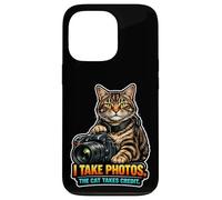 Custodia per iPhone 13 Pro Assistente Fotografo Felino