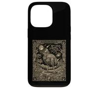 Custodia per iPhone 13 Pro Astronomia della carta dei tarocchi del Cassowary Celeste