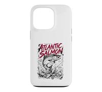 Custodia per iPhone 13 Pro Atlantic Salmon River King Fly Strike - Frantumatore da pesca