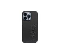 Custodia per iPhone 13 Pro Audi in pelle sintetica nera