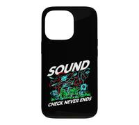 Custodia per iPhone 13 Pro Audio Engineer Sound Check Never Ends Live Crew Graphic