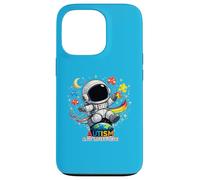Custodia per iPhone 13 Pro Autism Is My Super Power, Carino Astronauta Puzzle Piece