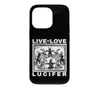 Custodia per iPhone 13 Pro Ave Satana Live Love Lucifer With Dancing Demons Original