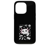 Custodia per iPhone 13 Pro Axolotl Carino Dark Kawaii Occulto