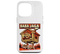 Custodia per iPhone 13 Pro Baba Jaga - Gambe di pollo della casa della foresta del folklore della strega slava