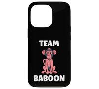 Custodia per iPhone 13 Pro Baboons Animals Funny Little Baby Monkey team Baboon