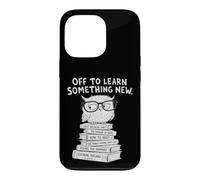 Custodia per iPhone 13 Pro Back to School Wise Owl Learning Student