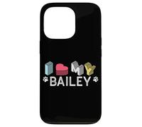 Custodia per iPhone 13 Pro Bailey Nome Cane Personalizzato Bailey Pet Lover