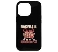 Custodia per iPhone 13 Pro Baseball Cards è il mio piano pensionistico collezionisti di carte collezionabili