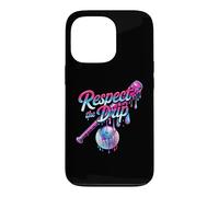 Custodia per iPhone 13 Pro Baseball Respect The Drip Ice Cream Men Women Kids