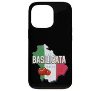 Custodia per iPhone 13 Pro Basilicata Italia Retro Regione Mappa Vintage Souvenir