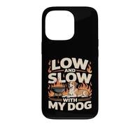 Custodia per iPhone 13 Pro Basso E Lento Con Il Mio Cane Barbecue Grigliare