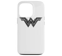 Custodia per iPhone 13 Pro Batman v Superman Wonder Woman Folded and Distressed