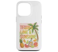 Custodia per iPhone 13 Pro Bevanda estiva tropicale alla tequila lime e sole