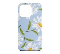 Custodia per iPhone 13 Pro Bianco Daisy Floral Pattern Primavera Fiore Giardino