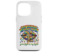Custodia per iPhone 13 Pro Big Sisters Fight Too Autism Awareness Puzzle Labbra