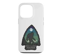Custodia per iPhone 13 Pro Bigfoot Arrowhead Sasquatch Scopri la grafica del cielo notturno