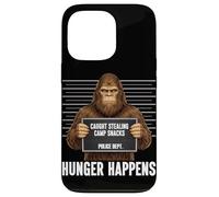 Custodia per iPhone 13 Pro Bigfoot Mugshot sorpreso a rubare snack da campo La fame accade