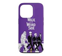 Custodia per iPhone 13 Pro Bigfoot - Scheletro alieno che attraversa la strada Strano Halloween