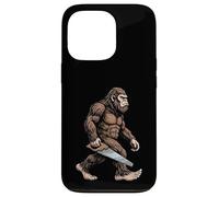 Custodia per iPhone 13 Pro Bigfoot - Sega manuale per carpentiere Sasquatch, lavorazione del legno