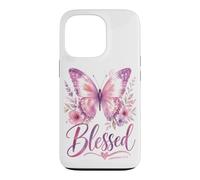 Custodia per iPhone 13 Pro BLESSED - Women's Christian Faith Jeremiah 17:7 Bible-Based