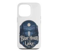 Custodia per iPhone 13 Pro Blue Hour at the Lake Badge Lakecore Estetica