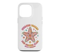 Custodia per iPhone 13 Pro Boho Starfish Dreams Hippie Sun Bliss Retro Groovy Beach