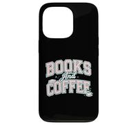 Custodia per iPhone 13 Pro Books And Coffee Cozy Reader Typography Pastel Design