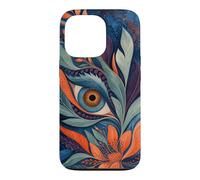 Custodia per iPhone 13 Pro Botanico Occhio Come Simbolo Astratto Simbolo Mistico Estetica