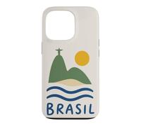 Custodia per iPhone 13 Pro Brasile Rio De Janeiro Cristo il Redentore Spiaggia Sole