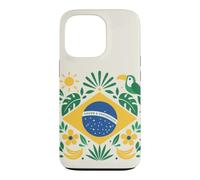 Custodia per iPhone 13 Pro Brasile Vacanze di carnevale tucano tropicale Brasile